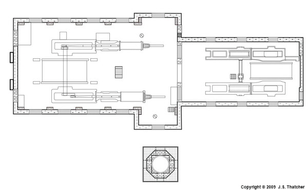 Engine-house ground floor -m